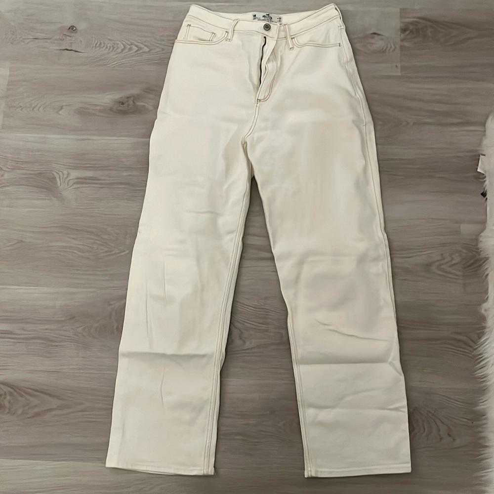 High rise dad jean